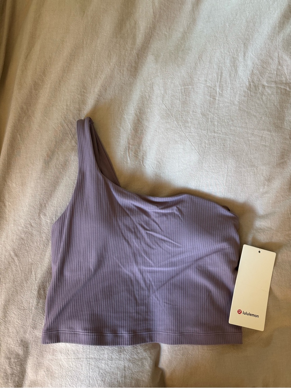 lululemon athletica One-Shoulder Ribbed Bandeau - Lavender